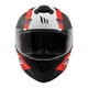 thumbnail image 3 of Casco para moto MT Targo IVY D5 Rojo Mate S, 3 of 6