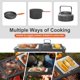thumbnail image 1 of Parrilla Plegable Odoland Acero Rejilla 50x30cm Camping, 1 of 3