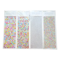 Genérico - Gemas Stickers Faciales Autoadhesivas Pack 4 Unidades