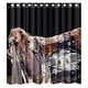 thumbnail image 1 of Cortina de ducha de Aerosmith de Steven Tyler, juego de cortina de baño con ganchos, tamaño 66 x 72 pulgadas, 1 of 3