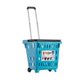 thumbnail image 1 of Carrito de supermercado dbest products GoCart Teal con ruedas, 1 of 7
