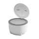 thumbnail image 4 of Bote de Basura para Arena de Gatos con Tapa, Bandeja de Arena para Gatos, Orinal para Gatitos, Bote de Basura para Perros, Cubo de Basura para Gatos P Blanco, 4 of 5