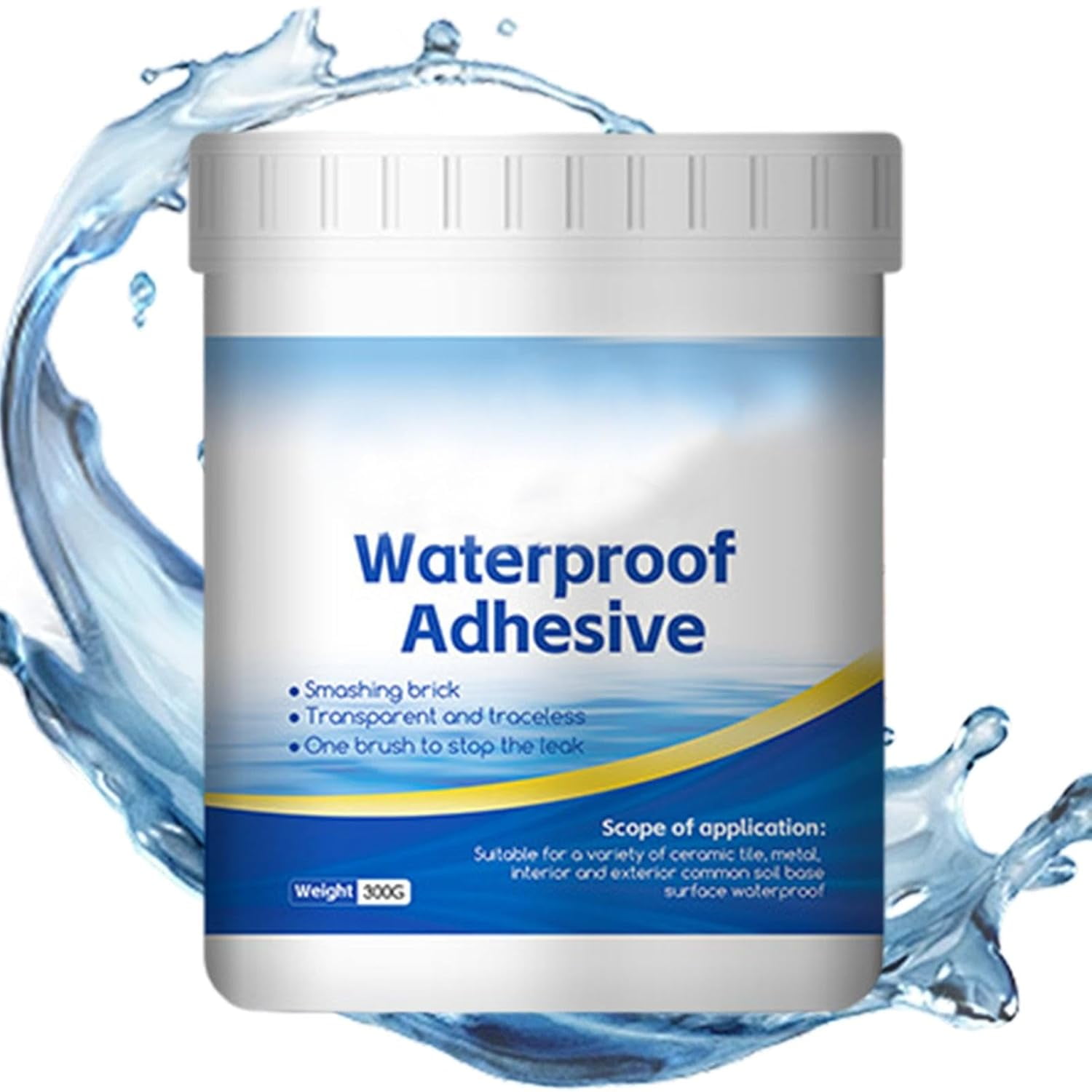 Genérico - Tapagotera Adhesivo Impermeable Transparente