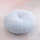 thumbnail image 1 of Xiao Hua Cojín Redondo de Lino Azul Claro -1 Pieza, 17.72 X 17.72 X 5.91 Pulgadas, Almohada Ergonómica circular para Meditación, Suave y Cómoda, Adecuada para yoga y Decoración Minimalista de Piso, 1 of 4
