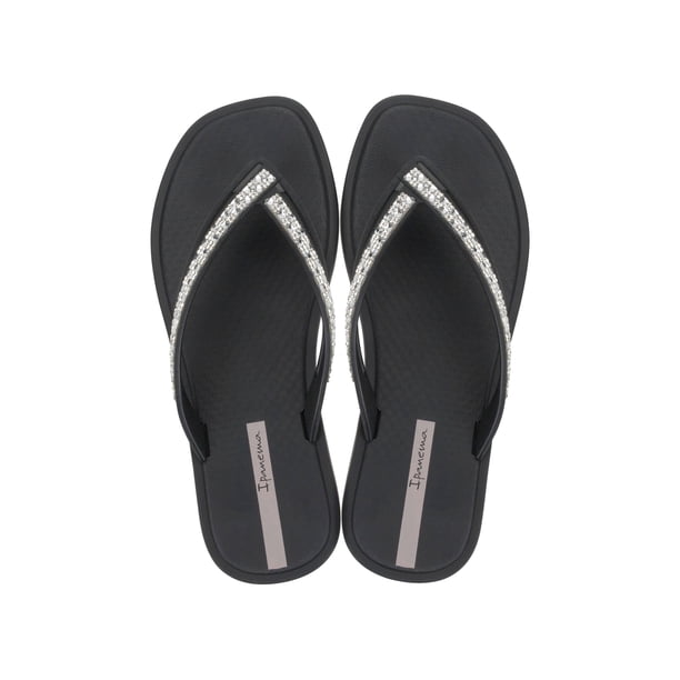 Sandalia Mujer Negro Cristal Ipanema
