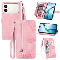 Funda Foxdock Cartera Piel Samsung Galaxy S26 Edge – Antirrobo Rfid, Antigolpes, Rosa