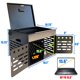 thumbnail image 3 of Gabinete de carga Plugsharge para 16 dispositivos con cerradura de combinación, 3 of 9