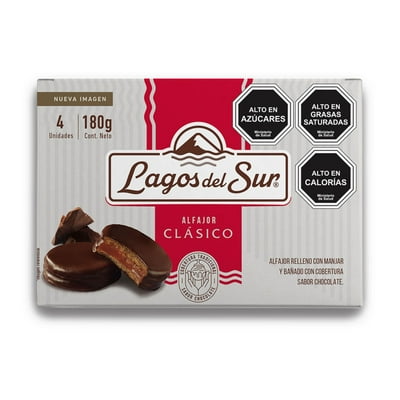 Alfajor Clásico 4Un 180 G Lagos Del Sur