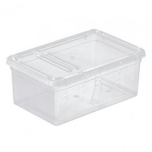 Genérico - Caja De Alimentación Para Reptiles Caja Duradera Para Cría De Serpientes Para Escorpiones, Jerbos, Erizos, Color Blanco