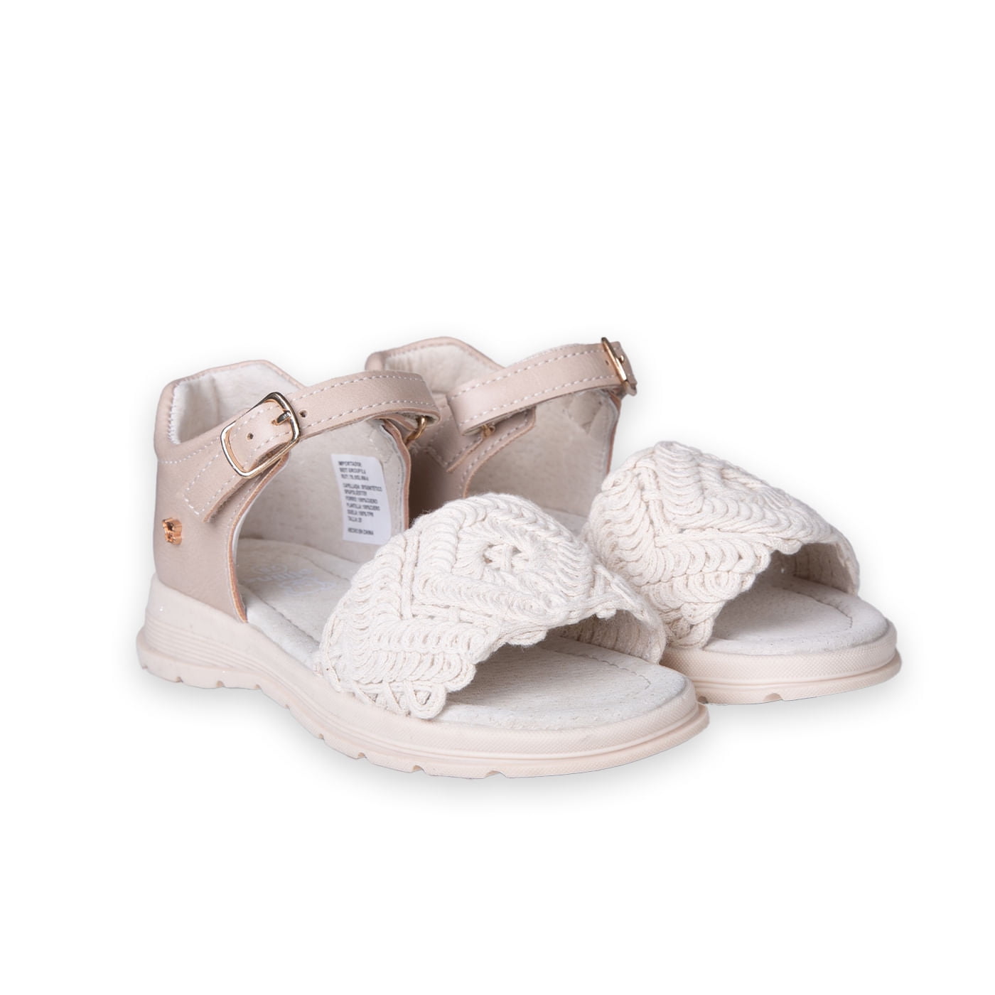 Sandalias Niña Beige Pillin