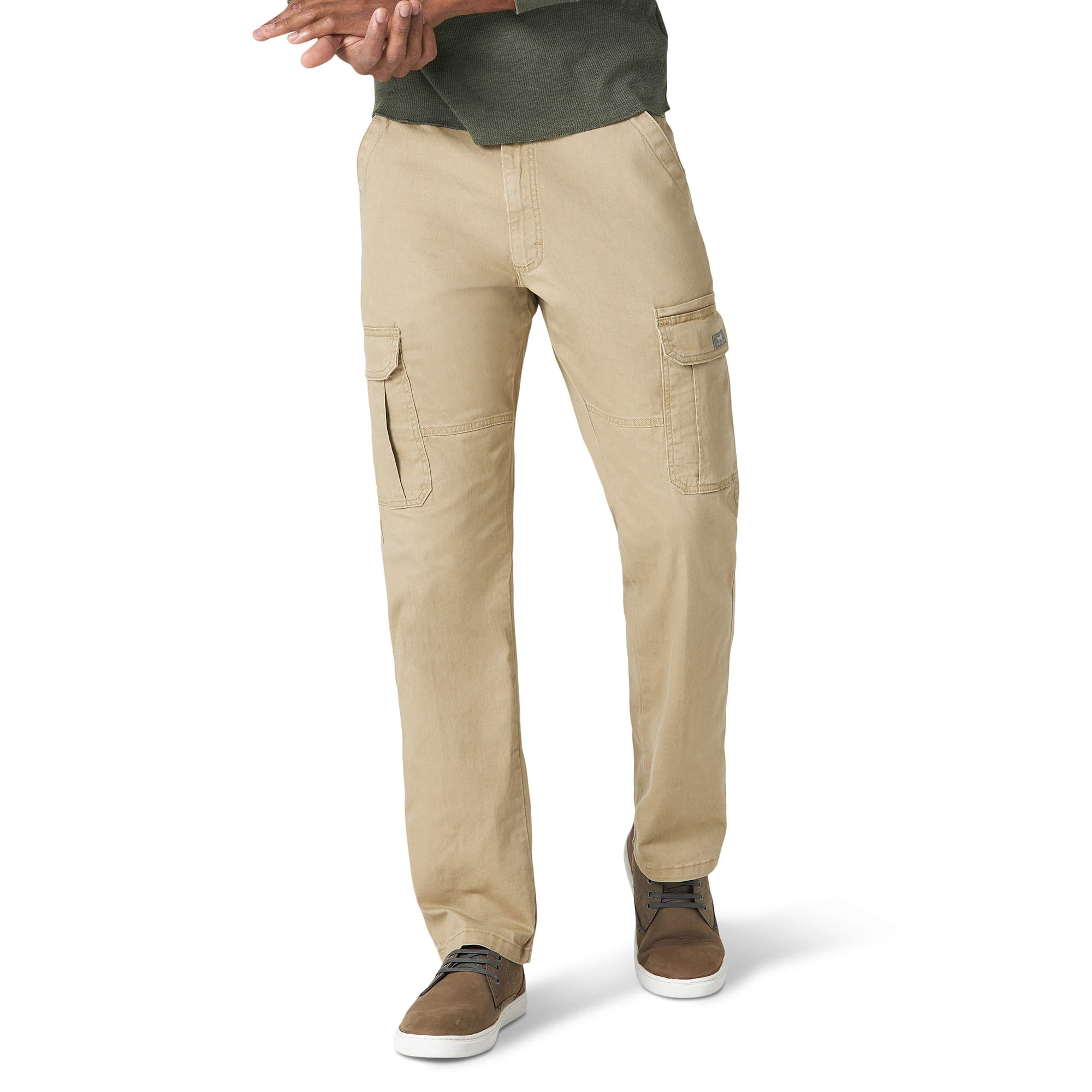 Pantalones Cargo Wrangler Authentics, De Ajuste Relajado, Elásticos, Para Hombre