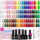 thumbnail image 1 of Set de esmaltes de uñas Beetles Gel, 60 colores con capa base superior, 69 unidades, 1 of 6