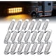 thumbnail image 1 of Luz Led Ámbar 6 4 12v 20 Unidades Universal, 1 of 3
