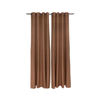 Genérico - Set Blackout 2 Piezas Térmico Textura 140X220 Cm, Café