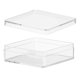 thumbnail image 1 of Caja de Acrílico Uxcell con Tapa, Cajas de Exhibición de Acrílico Transparente Contenedores de Cubo Cuadrado de Plástico Organizador de Almacenamiento 2.36"x2.36"x0.79", 1 of 7