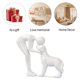 thumbnail image 5 of Figurilla FriyGardcn 15 cm Blanca de Persona y Perro, 5 of 7