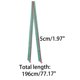 thumbnail image 2 of INSPIRE CHIC Bufanda Delgada para Mujer Color Sólido Puro Bufandas Largas Pañuelo para el Cuello 196*5cm Menta, 2 of 5