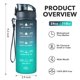 thumbnail image 2 of Botella Enerbone 680 ml a prueba de fugas, libre de BPA, con pajilla, 2 of 7