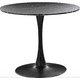 thumbnail image 1 of Mesa Tulip Simil Marmol Negro 100cm - Base Negra, 1 of 3