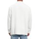 thumbnail image 3 of INSPIRE CHIC Chaqueta de Camisa de Punto Jacquard con Bolsillo en el Pecho y Botones para Hombre Vintage Casual M Blanco, 3 of 6