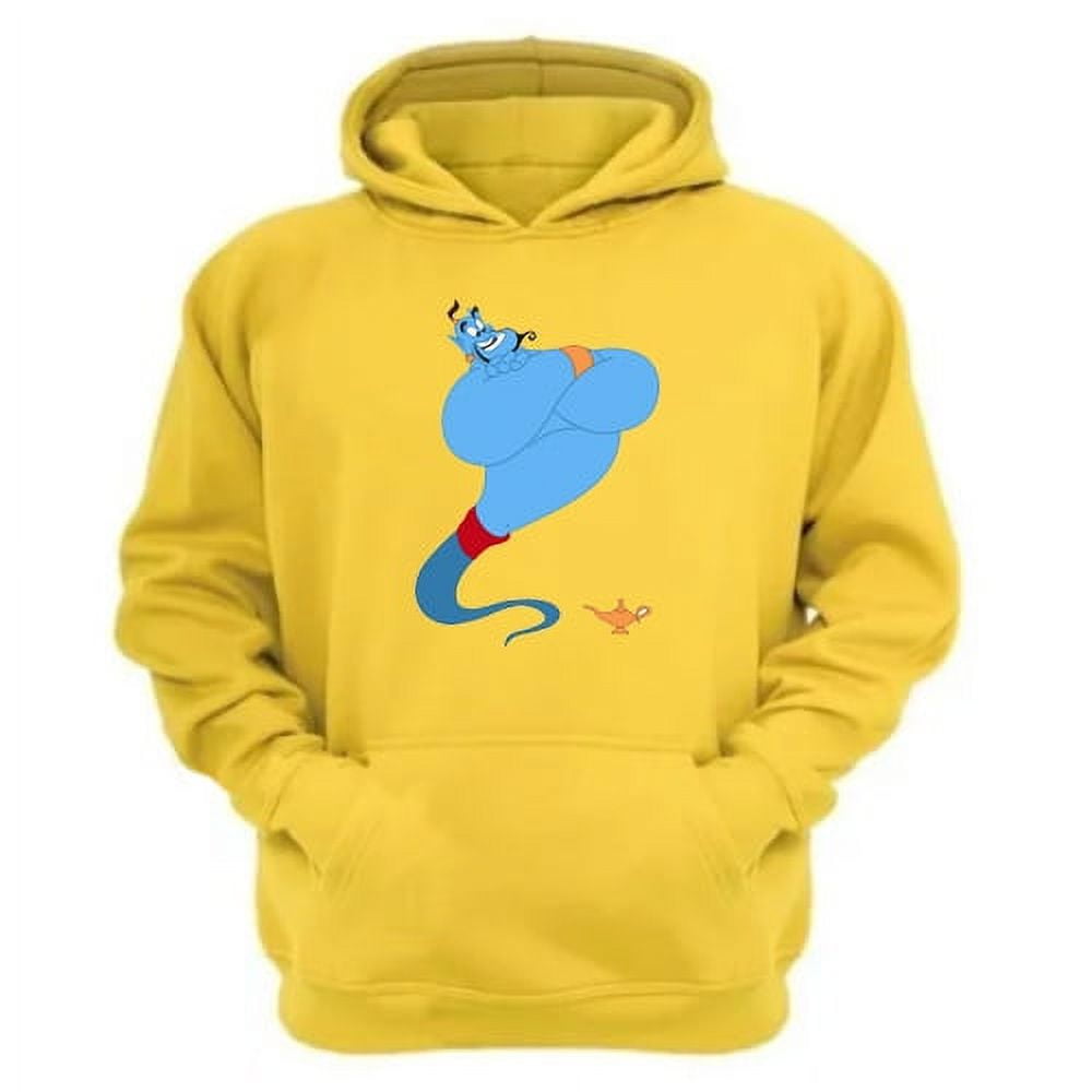 Genérico - Polerón Canguro Genio De La Lámpara Amarillo Talla Xs Unisex