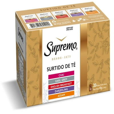 Surtido De Té Caja 20 Un Supremo