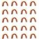 thumbnail image 1 of Paquete de 20 puntas de encajonamiento para cuerda de arco, accesorios de puntas de encajonamiento para cuerda de arco, encajonamientos de latón para arcos recurvos y compuestos, 1 of 4