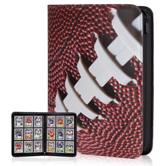Carpeta de Tarjetas Aganmi 360 Bolsillos Impermeable de Cuero PU