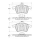 thumbnail image 2 of Pastillas Freno para auto Volvo XC90 2003-2015 Delantero, 2 of 6