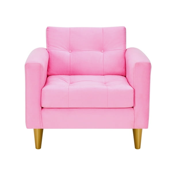 Sofa Retro 1c Felpa 01 Rosado