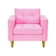 thumbnail image 1 of Sofa Retro 1c Felpa 01 Rosado, 1 of 6