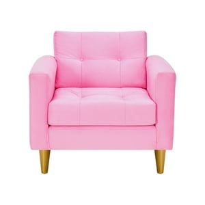 Bodevir - Sofa Retro 1C Felpa 01 Rosado