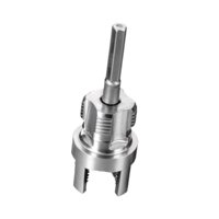 Magideal - Herramienta Para Roscar Tuberías, Kit Para Roscar Tuberías, Reparaciones De Plomería, Herramienta Portátil De Bricolaje Para Roscar Tuberías Internas 6 Puntos