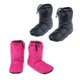 thumbnail image 2 of 2 Pares De Pantuflas De Plumón De Ganso Blanco Botines Cálidos De Invierno Negro L + Rosa Rojo L, 2 of 5