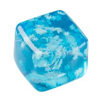 Magideal - Cubos De Hielo De Bola, Juguetes Inquietos Con Copos De Nieve Dentro Del Cubo Sensorial De Juguete Para Favores De Fiesta De Cumpleaños, Adolescentes, 5.5 Cm