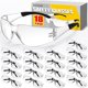 thumbnail image 1 of Anteojos de seguridad transparentes, pack de 18 unidades, 1 of 3