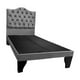 thumbnail image 2 of Cama 1,5 Plazas Ovalado, Incluye Base Y Respaldo Gris, 2 of 2