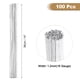 thumbnail image 2 of 100 piezas de tallos de alambre floral blanco, flexible, 1.2mm, 16 Gauge, alambre de florista para flores artificiales, 2 of 5