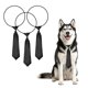thumbnail image 1 of Uxcell Collar de Perro Corbatas de Aseo, Corbatas de Cuello de Perro a Granel Accesorios de Aseo de Collar de Lazo para Mascotas (3 Piezas, Poliéster, Negro), 1 of 7