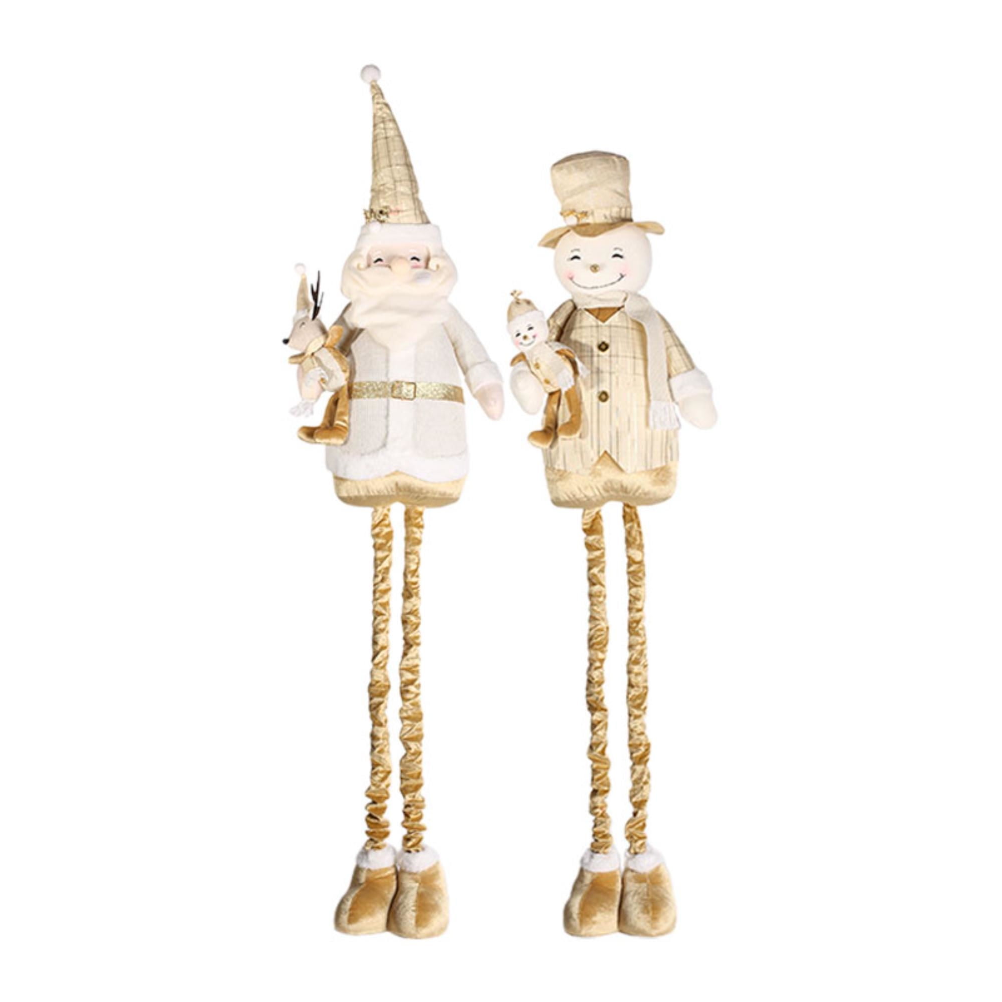 Figura Decorativa Navideña Extensibles 134 Cm Dorado, Producto Surtido, 1 Un Holiday Time