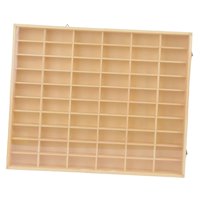 Bothyi - Figuras De Acción Display Showcase Storage Wood Para Diecast Toys 60 Grids
