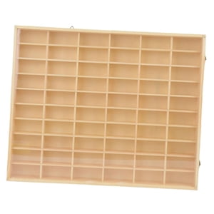 Bothyi - Figuras De Acción Display Showcase Storage Wood Para Diecast Toys 60 Grids