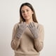 thumbnail image 2 of Guantes Chenille Café claro Adulto Invierno Unisex, 2 of 5