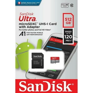 Memoria Microsd 512Gb Ultra Microsdxc Uhs-1 Sandisk