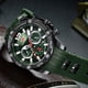 thumbnail image 2 of Reloj de pulsera AIMES con elegante correa de silicona impermeable para hombre, 2 of 5