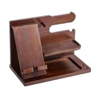 Bothyi - Estación De Acoplamiento Para Teléfono De Madera, Organizador De Mesita De Noche De Cumpleaños Para Marido, Él, Papá