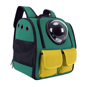 Ioensy - Mochila Portátil Para Gatos, Malla Transpirable Para Cachorros, Bolsa De Transporte, Mochila Verde
