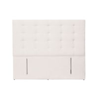 Latam Home - Respaldo Napoles Lino Blanco 2 Plazas