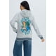 thumbnail image 3 of Polerón Mujer Harry Potter Gris Melange, 3 of 4