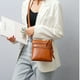 thumbnail image 4 of Bolsos cruzados para mujer, pequeños bolsos cruzados de piel auténtica para mujer, bolsos de hombro cruzados con múltiples bolsillos con cremallera, 4 of 6